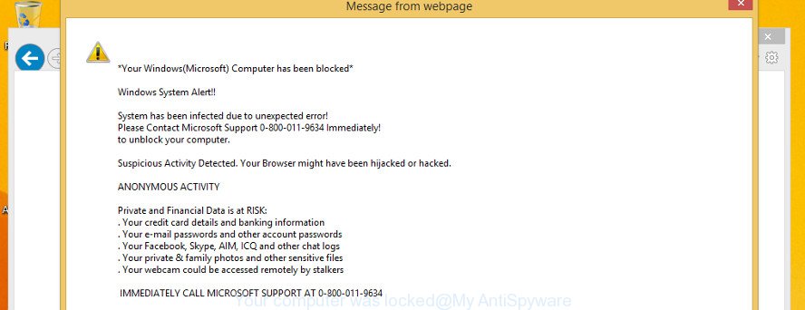 Your computer was locked