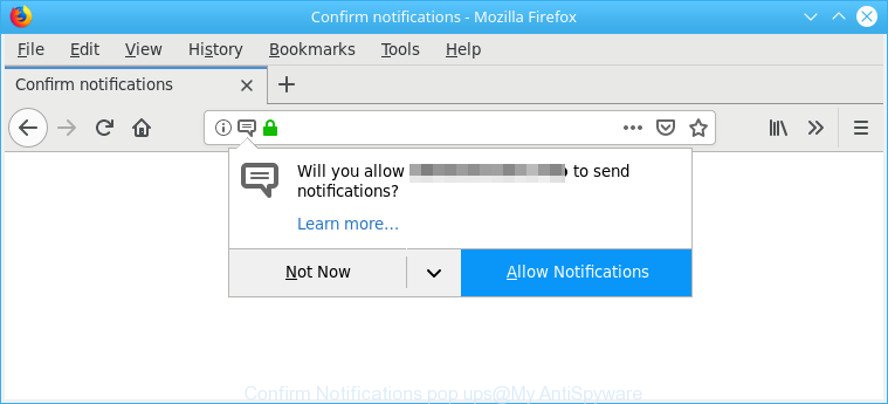 Confirm Notifications pop ups