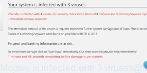 MacOS 10.14 Mojave is infected with 3 viruses