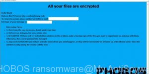 PHOBOS ransomware