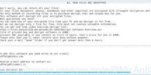 Rumba Ransomware ransom note