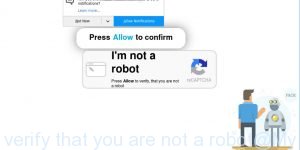 Tap allow to verify that you are not a robot