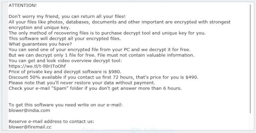 Doples ransomware