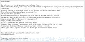 Kroput ransomware