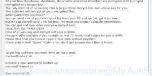 Merosa@india.com ransomware