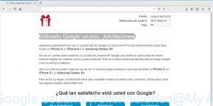 Estimado Google usuario, ¡felicitaciones!