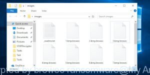 Files encrypted by '.browec ransomware'