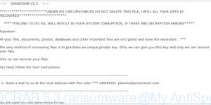 GANDCRAB 5.3 ransomware