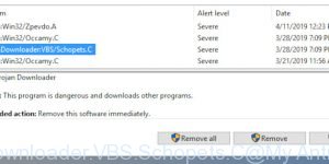 TrojanDownloader:VBS/Schopets.C