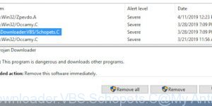 TrojanDownloader:VBS/Schopets.C
