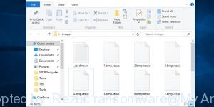 Files encrypted by .Rezuc ransomware