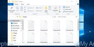 Files encrypted by .berost ransomware