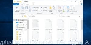 Files encrypted by Hofos ransomware