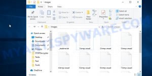 Files encrypted by .Vesad ransomware virus