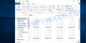 Files encrypted by .truke ransomware virus