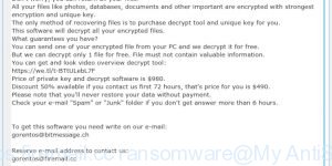 Gorentos@firemail.cc ransomware