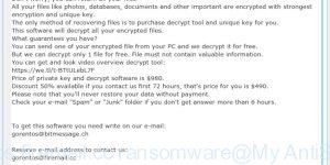 Gorentos@firemail.cc ransomware