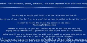 Maze ransomware