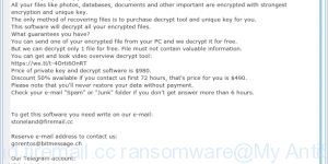 Stoneland@firemail.cc ransomware