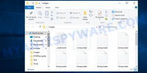 Files encrypted by .todar ransomware