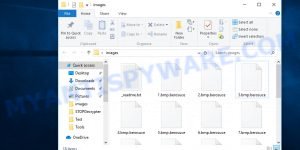 Files encrypted by Berosuce ransomware
