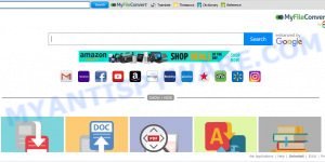 MyFileConvert toolbar is an browser extension that makes unwanted changes to web-browser settings