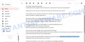 1WPZhmZ69A9QyYUJkrDiafFkecbdCL6NS Bitcoin Email Scam