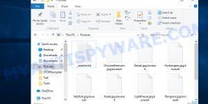 Files encrypted by Kovasoh virus