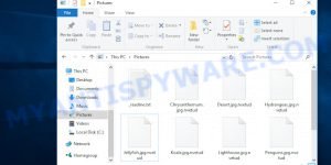 Files encrypted by Nvetud virus