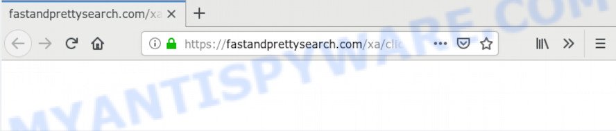 Fast and Pretty Search virus pop up