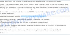 17Q9xyA8uqgsEkfseEYmNRw9thmeY7Uypq Bitcoin Email Scam