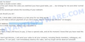 1CTims3dQTgTRnNinsU9nodGAbX6QzPMDF Bitcoin Email Scam
