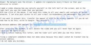 1KkvvGKNwkDTBwX9u8R3qFFMS8VZmb3KyD Bitcoin Email Scam