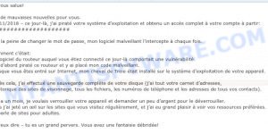 J’ai de mauvaises nouvelles pour vous BITCOIN EMAIL SCAM