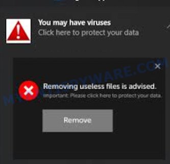 Removing useless files is advised