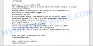 Helpmanager@firemail.cc ransomware