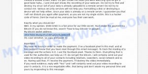 1B567KBJcMwtbp3FyZ1BFudQvn9ojWKEEB Bitcoin Email Scam