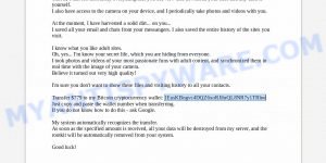 1EusKBngvc4DQZ6xoRJihrQL8NR7y1TRhw Bitcoin Email Scam