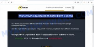 Your AntiVirus Subscritpion Might Have Expired