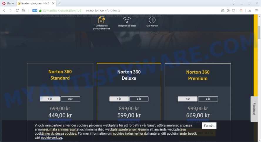 Norton Security subscription