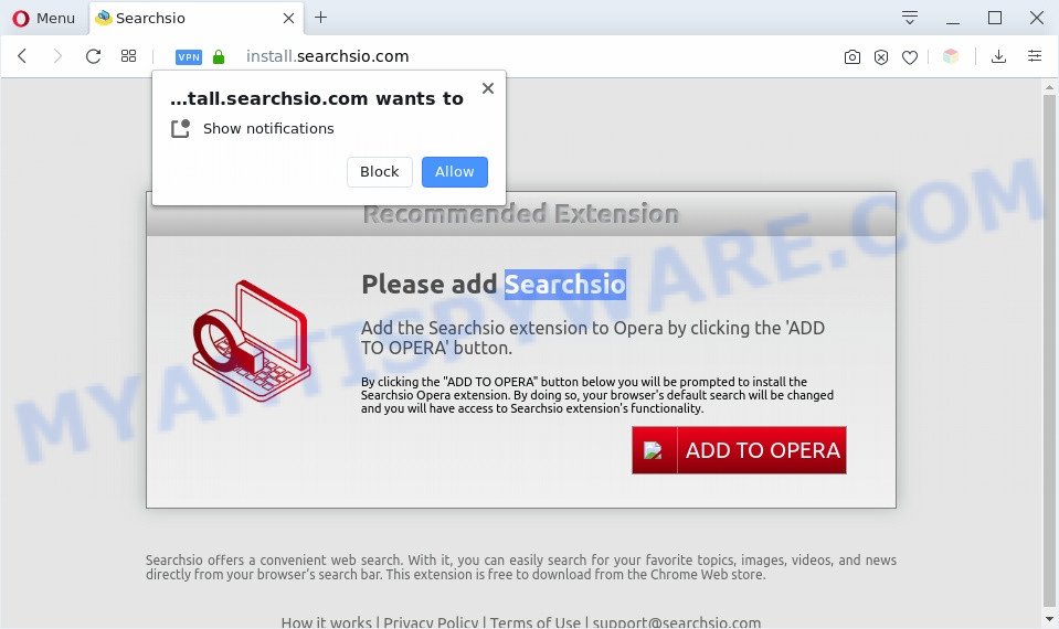 Searchsio extension install