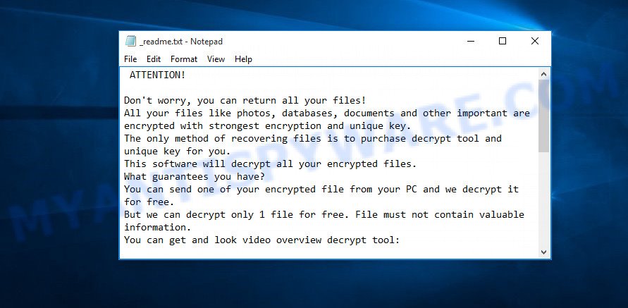 ooss virus ransom note