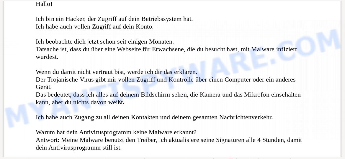 13hbXZp2aeHTcnGZy66Z1CVTLby5k7t1s4 Bitcoin Email Scam