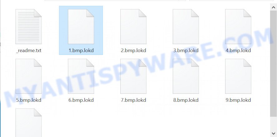 Files encrypted with .lokd file extension