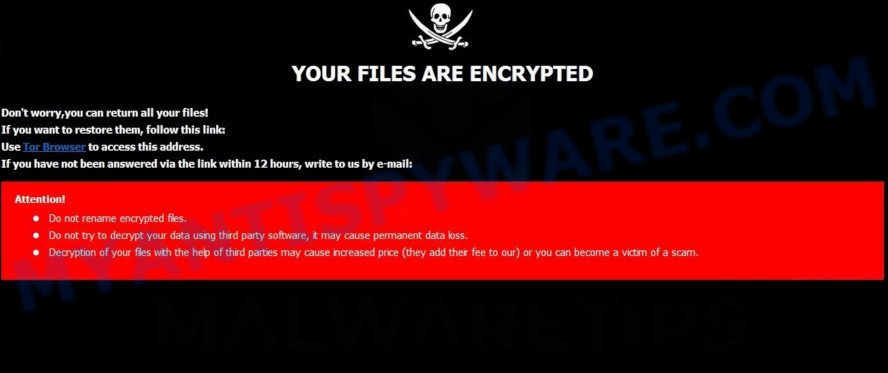 Mark ransomware virus