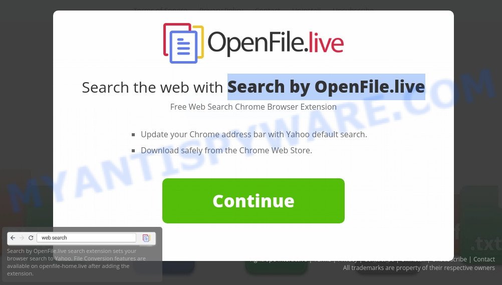 Search by OpenFile.live install