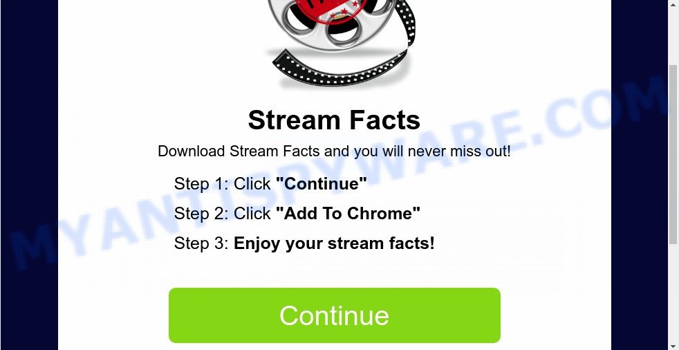 Search.streamfacts.today install