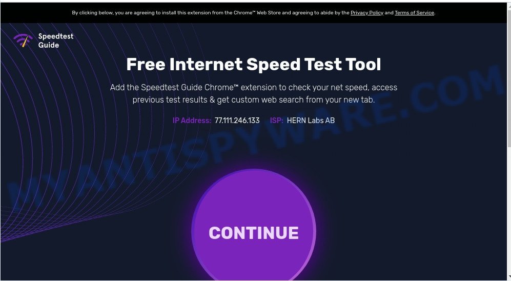 Speed Test Guide install