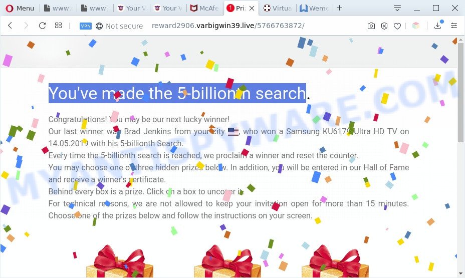 Thebestoffersintheweb.com - Youve made the 5-billionth search