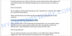 1JToMSCtc4nW3fNDUL4xV9QYqmyKJEYMdj Bitcoin Email Scam